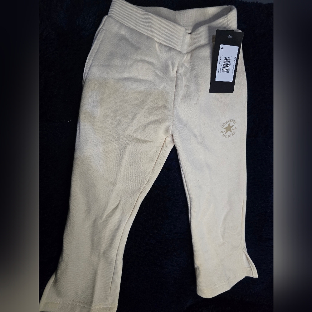 Converse Cream Kids Sweatpants Flare